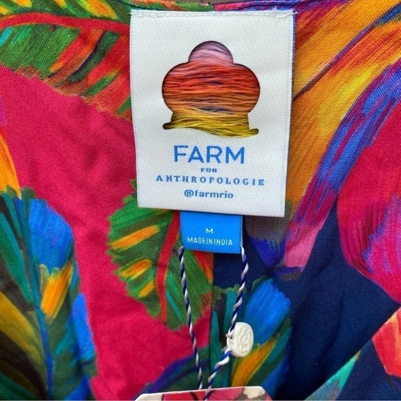 Farm Rio Cover-Up Wrap Dress - Picture 5 of 6